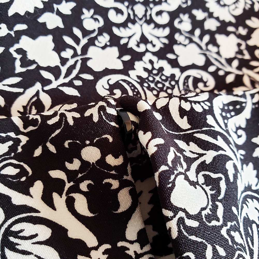 ZARA Woman Black & White Floral Sheath Dress S - Picture 6 of 7